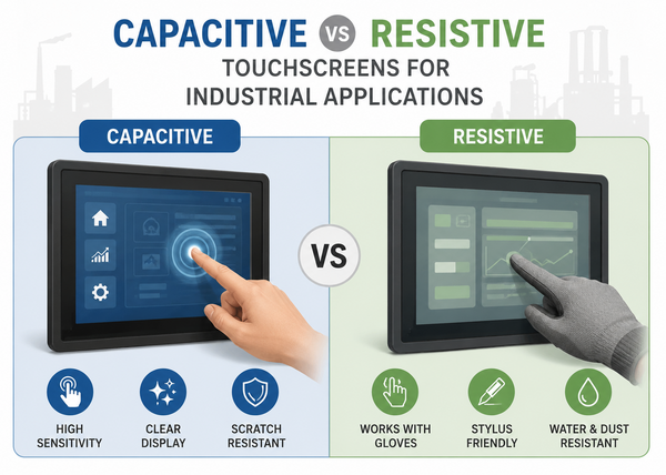 Capacitive vs Resistive Touchscreens for Industrial Applications